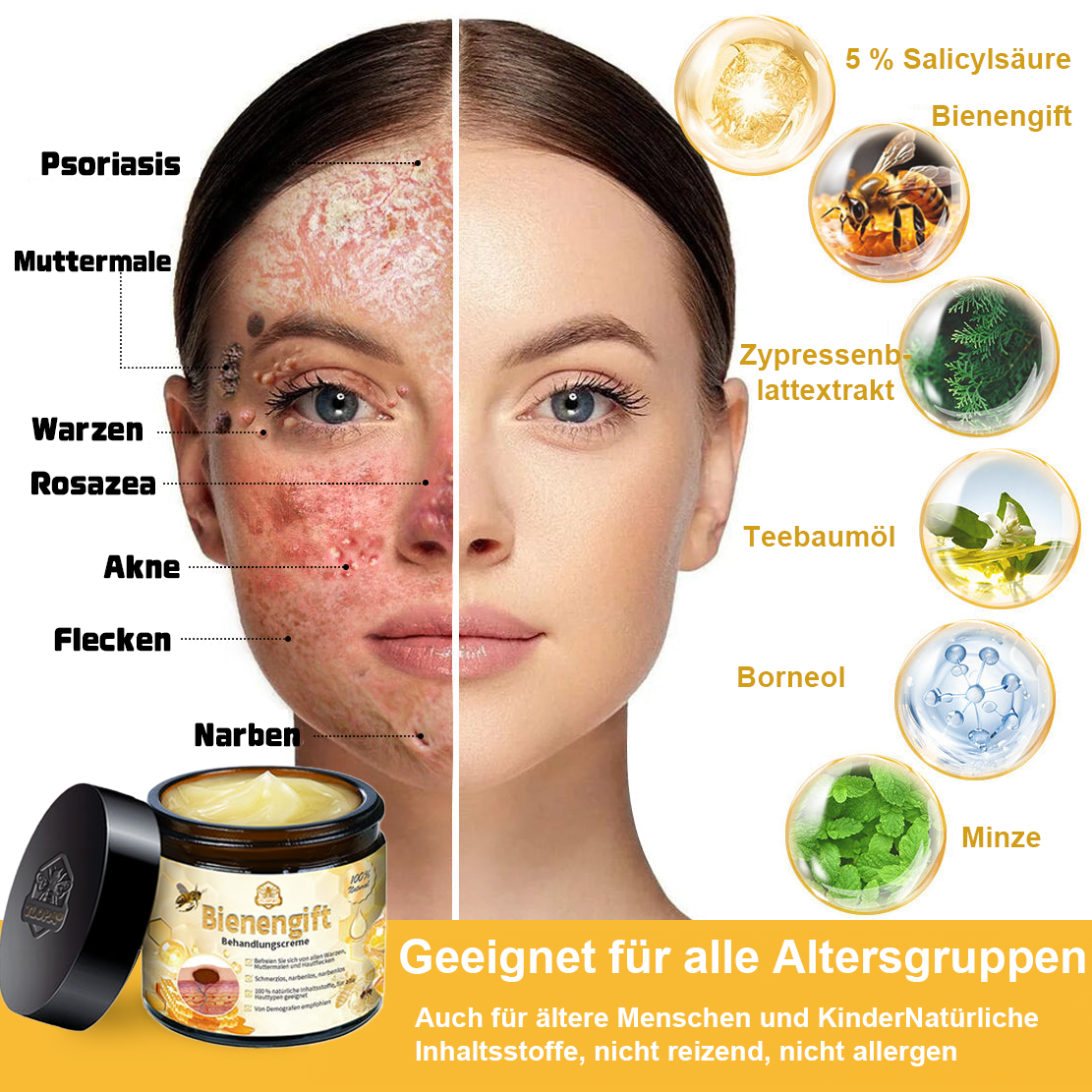 [Zusätzliche 30 % Rabatt] TLOPA® Fortgeschrittene Bienengift Behandlungscreme  (🔥Letzter Tag Aktion 80% Rabatt)